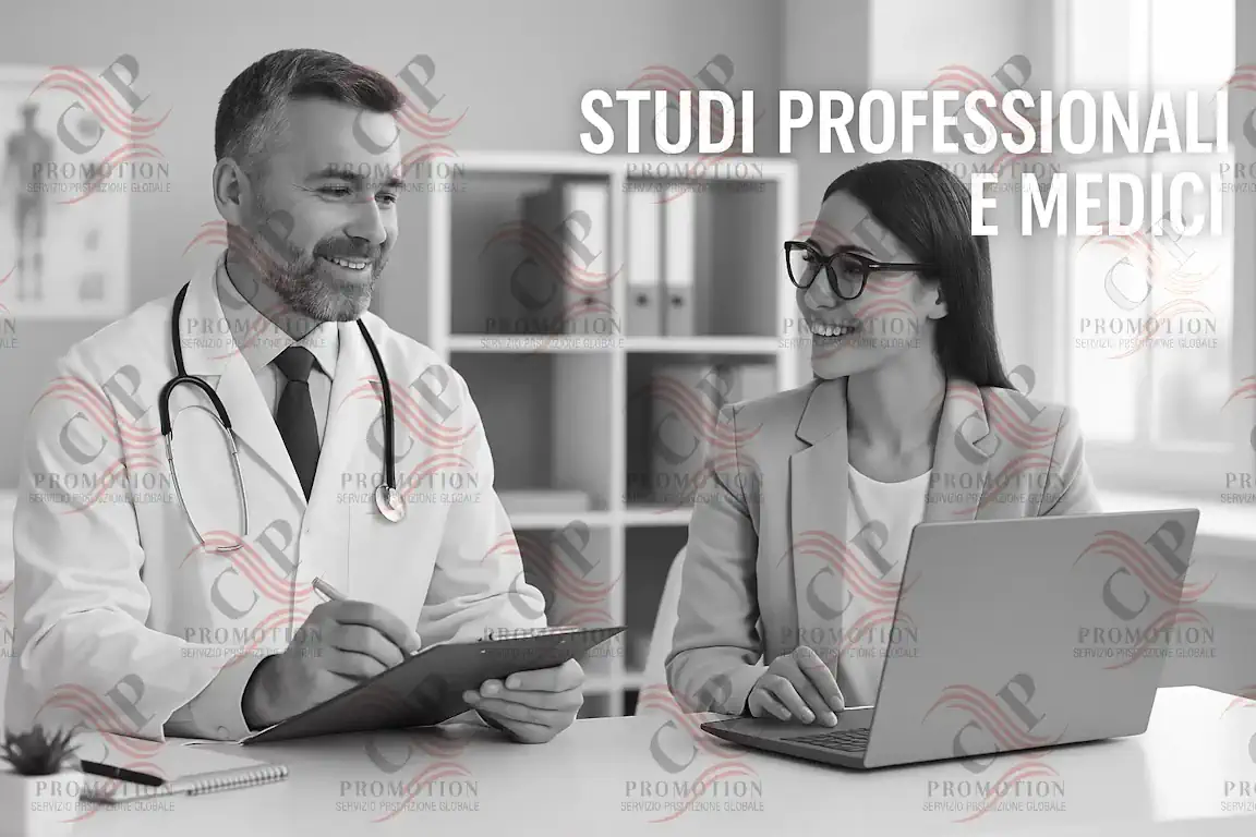 Soluzioni digitali per studi professionali e medici: sito web con blog integrato, contenuti ottimizzati e strumenti per prenotazioni e contatti.